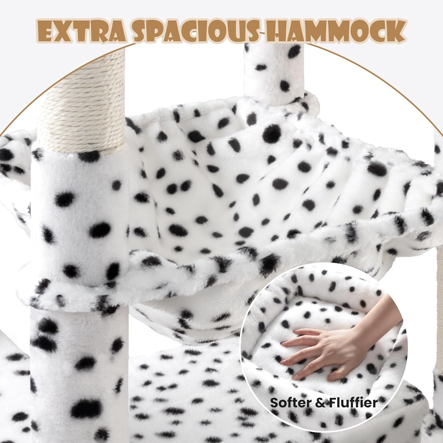 81" Multi-Level Cat Tree with Hammock, Scratching Posts & Cozy Perches – Perfect for Large Cats (Available in Multiple Colors)